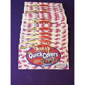 NOS Saran Quick Covers LOT OF 21 Lids Medium RARE Discontinued